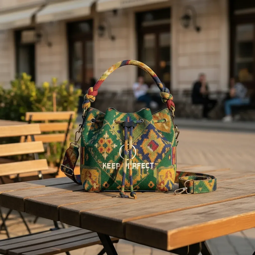 Signed knit bag supply agreement open at the remedies and governing law clause with a calendar showing a weekly late delivery remedy and a five percent cap