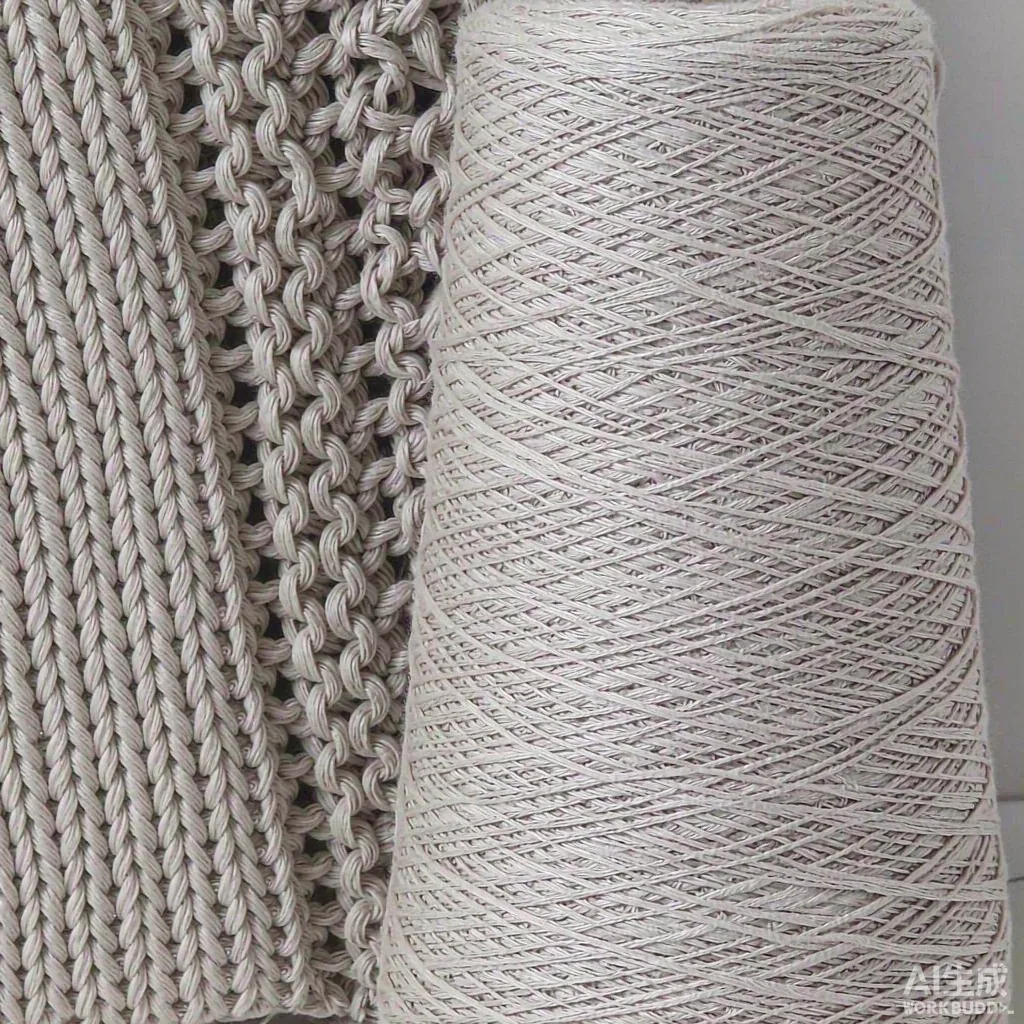 Lab dips of four custom-dyed knit swatches pinned to a card beside a Pantone reference chip